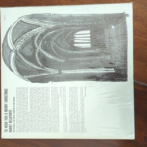 Harry Belafonte To Wish You A Merry Christmas LP - Picture 2 of 6